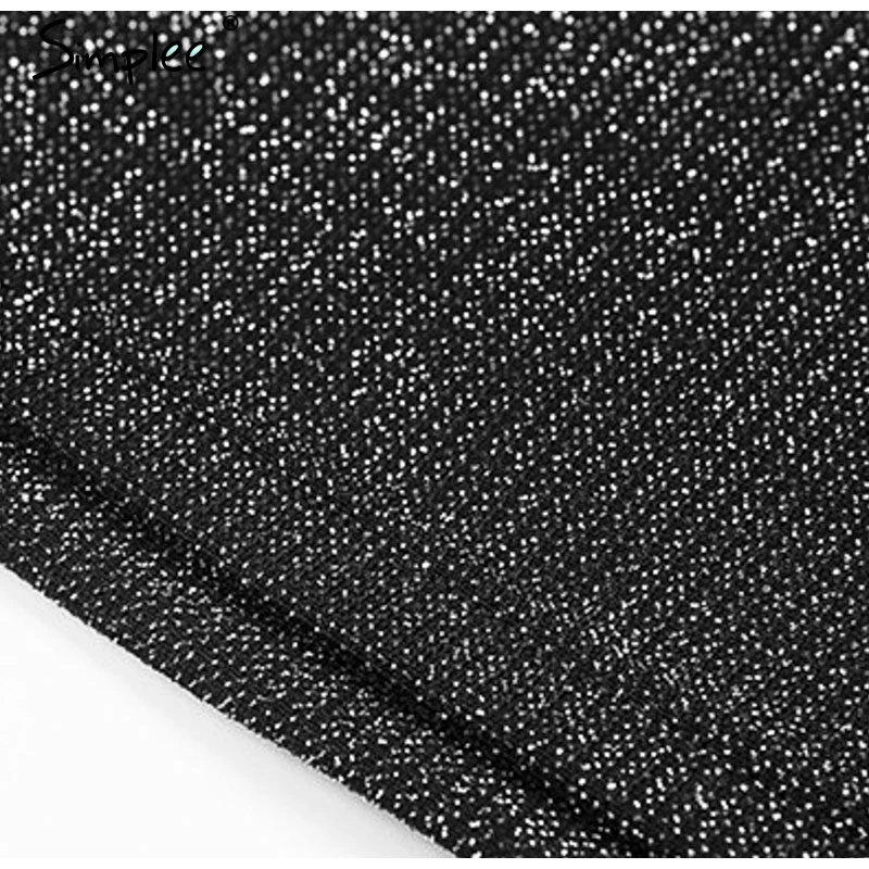 Женское осеннее короткое платье Simplee пикантное трикотажное облегающее вечернее