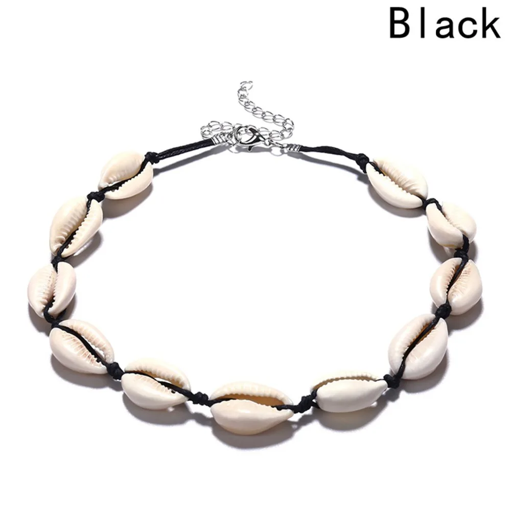 

Jisensp Handmade Natural Seashell Necklace for Women Bohemian Style Shell Choker Necklace Jewelry Gift collier femme 2019
