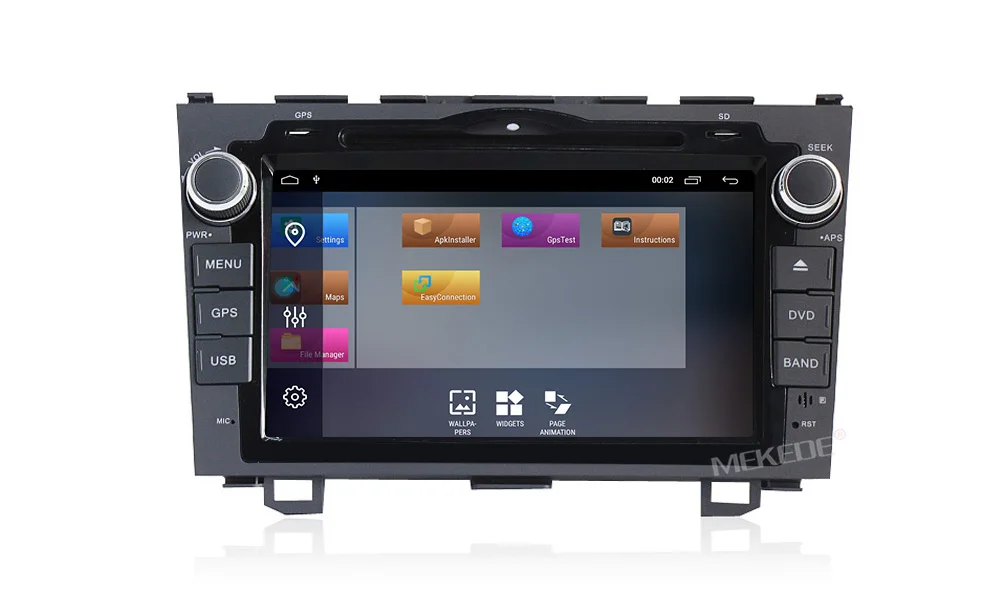 Mekede " 2din Android 9,1 Автомобильный мультимедийный dvd плеер для Honda CRV 2007 2008 2009 2010 2012 gps навигации WI-FI RDS/SD/BT navi