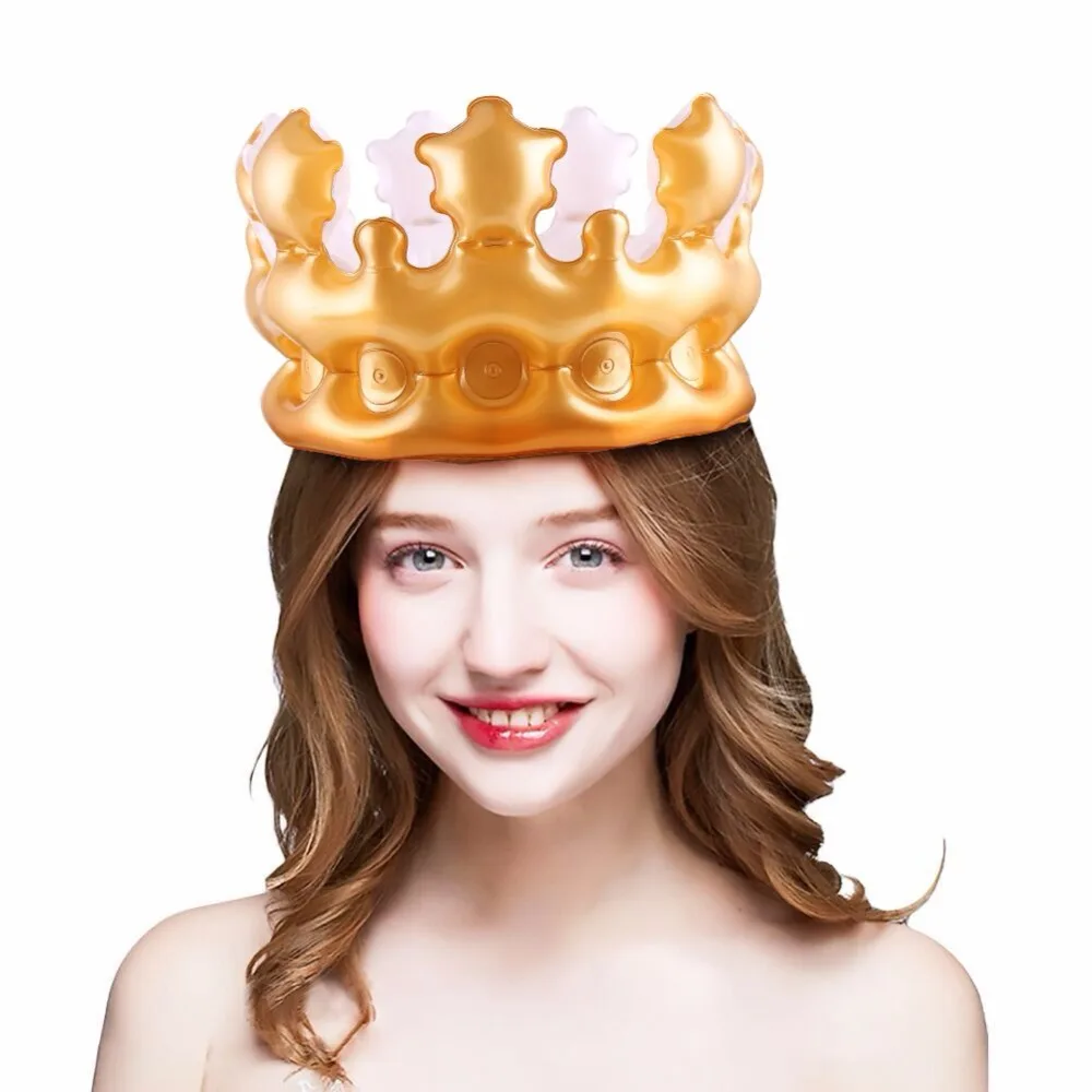 CCINEE Творческий надувные Короны детские шляпы для вечеринки по случаю Дня