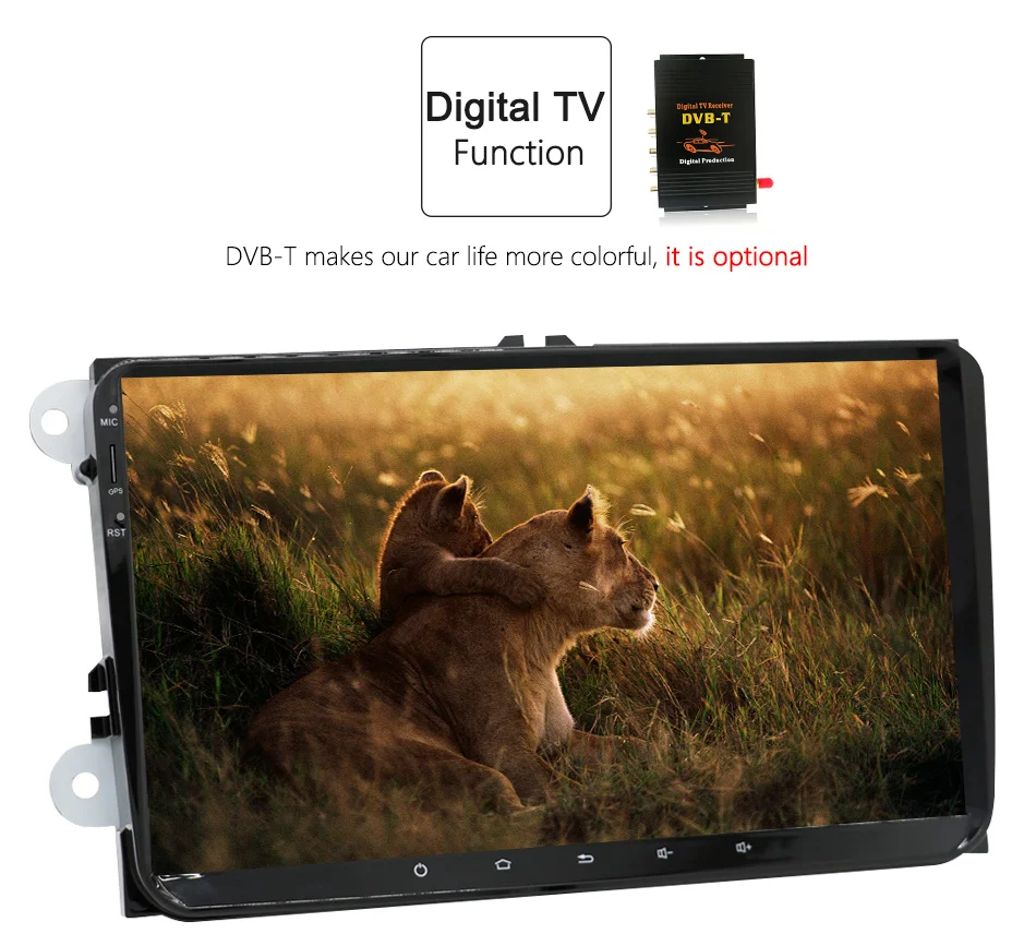 Eunavi 2 din ips TDA7851 Android 9,0 Автомагнитола Стерео gps для VW Passat B6 CC Polo GOLF 5 6 Touran Tiguan Magotan Seat NO DVD