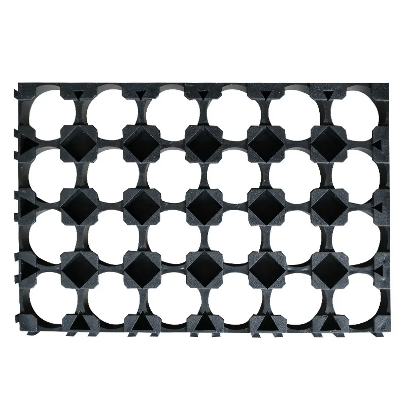 Novel 5/10 Pcs 4x6 Cell Spacer 18650 Li-ion Battery Holder Bracket Plastic Radiating Shell Rack Cylindrical Batteries Fixture Sh | Лампы и