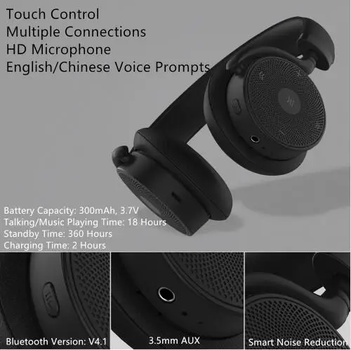 REMAX 300HB беспроводная гарнитура с Bluetooth для прослушивания музыки HD микрофоном