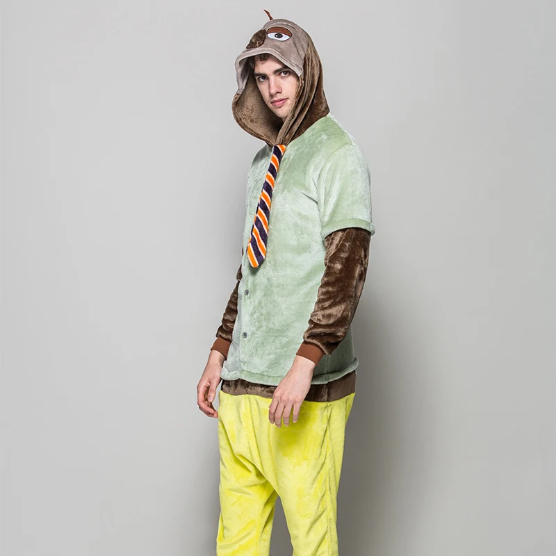 Мультфильм сиамские Животного Пижамы Ленивцы Сумасшедший животных Косплэй