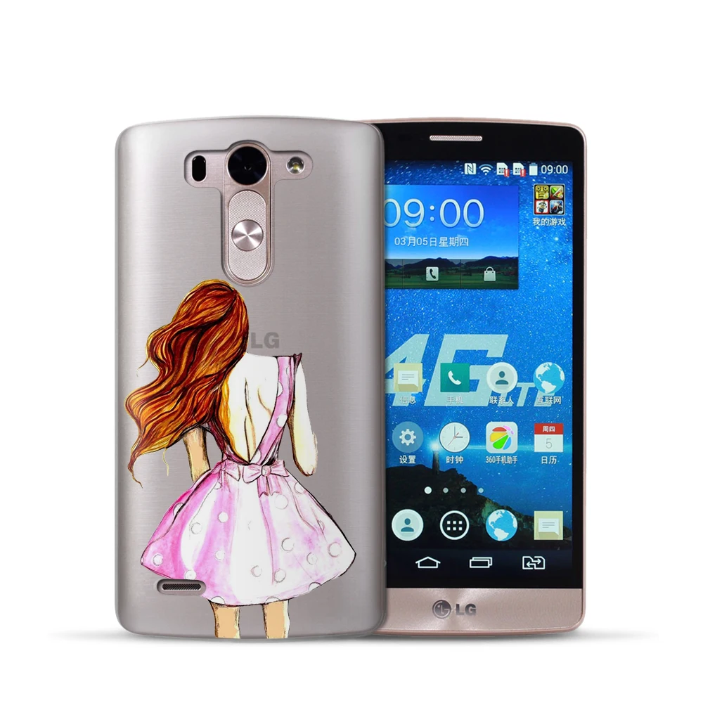 Красивый модный чехол для девочек LG Q6 G6 X Power 2 K8 K10 2017 XScreen G4 G5 Q8 K7 окрашенный
