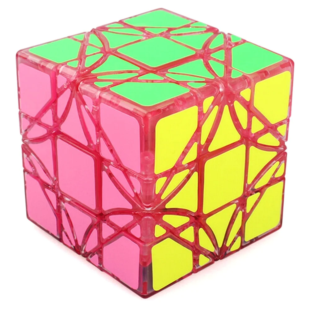 Абсолютно Limcube Dreidel прозрачный розовый 65 мм 3x3x3 магический куб скоростные Кубики-головоломки(ограниченная серия) детские игрушки