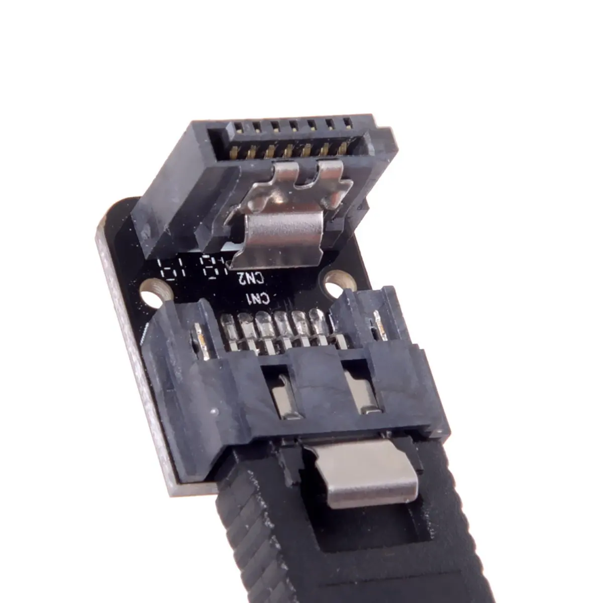 

SATA 7Pin Female to 7pin Male 90 Degree Angled Adapter Mainboard Motherboard for Desktops SSD HDD