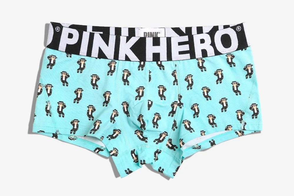Pink Heroes модное нижнее белье из хлопка, Для мужчин шорты-боксеры высокого качества Для мужчин трусы нижнее белье удобные Прохладный 804