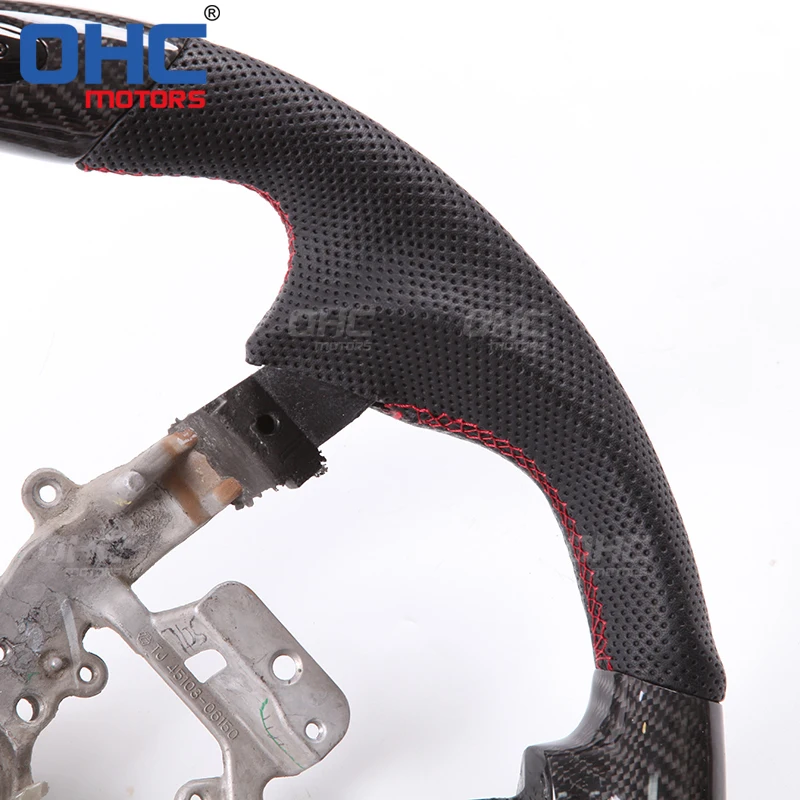 Настоящее углеродное волокно LED рулевое колесо Совместимо для Toyota Hilux модель CAMRY