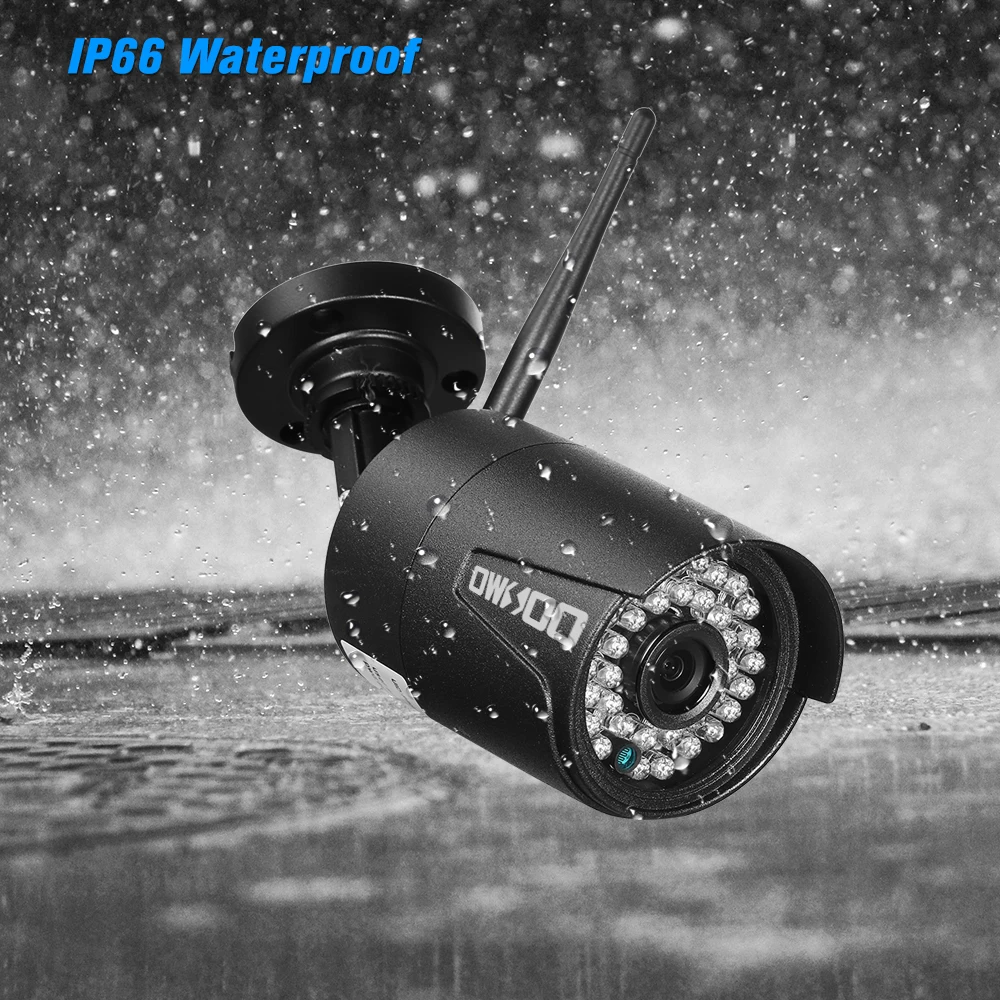 IP-камера OWSOO Беспроводная с поддержкой Wi-Fi 1080P IP66 | Безопасность и защита