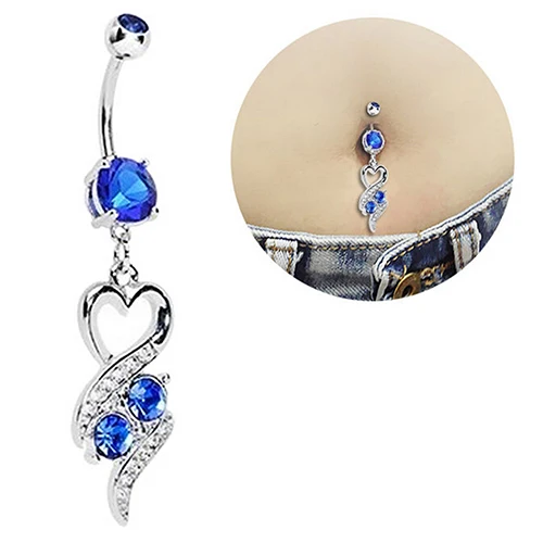 Кольцо для живота из хирургической стали ювелирное изделие пирсинга пупка 6YAO 7FM3