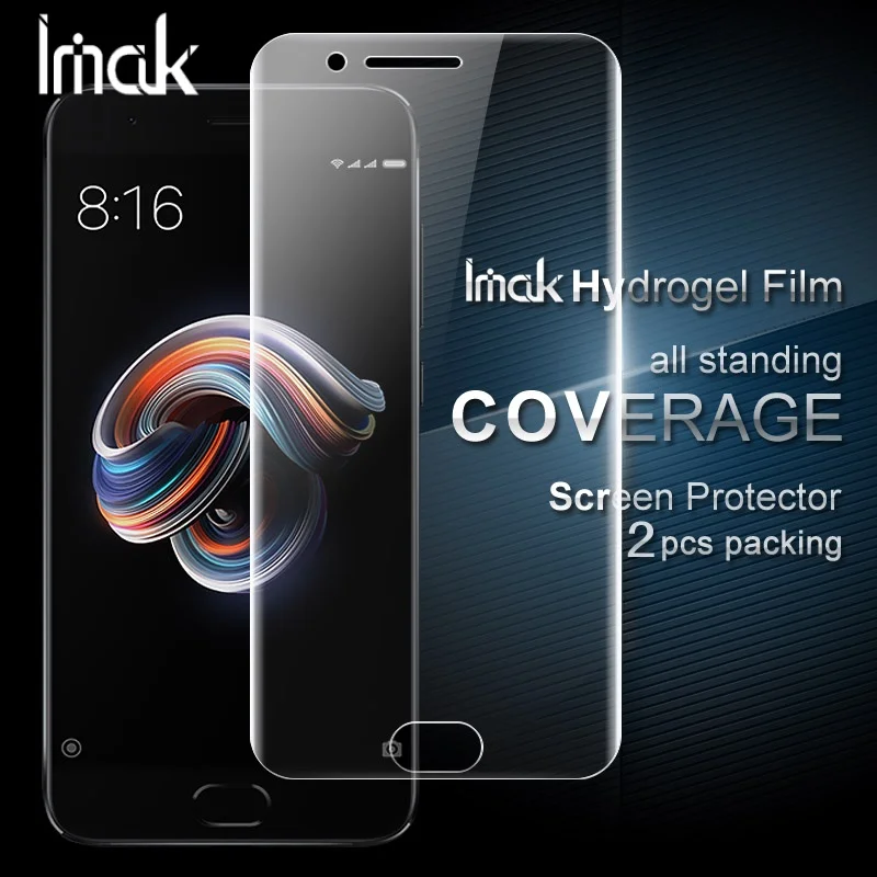 IMAK 2 предмета для Xiaomi Mi Примечание 3 Фильм Полный Экран полное покрытие