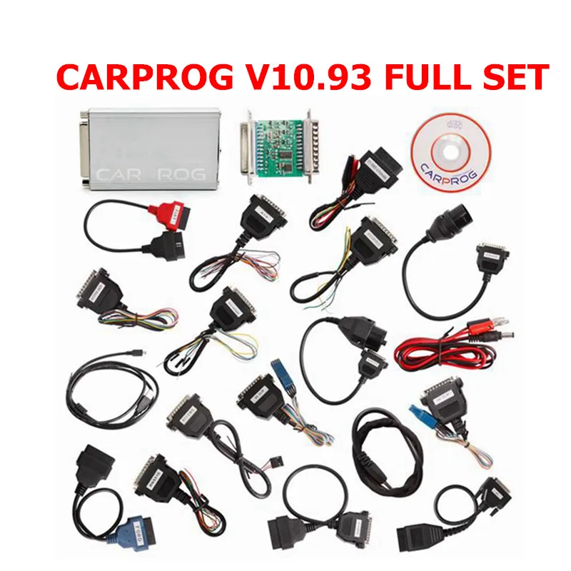 CARPROG V10.93 CARPROG V10.93 Carprog V8.21 автомобильный прог ECU чип тюнинговый инструмент для ремонта автомобиля Carprog 10,93 со всеми адаптерами 21 предмет - Цвет: CARPROG V10.93