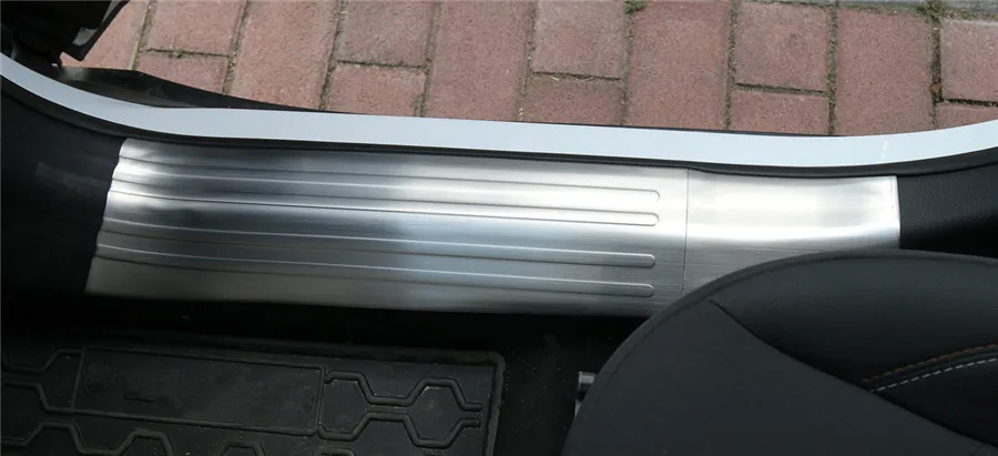 Для Jeep Compass 17 + нержавеющая сталь 4 шт. встроенный в дверь автомобиля порог