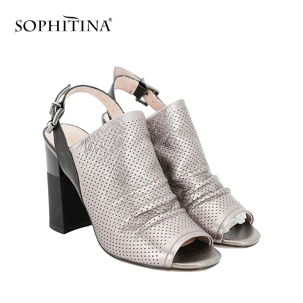 SOPHITINA/Весна Лето 2019г. Классическая и повседневная обувь на высоком толстом