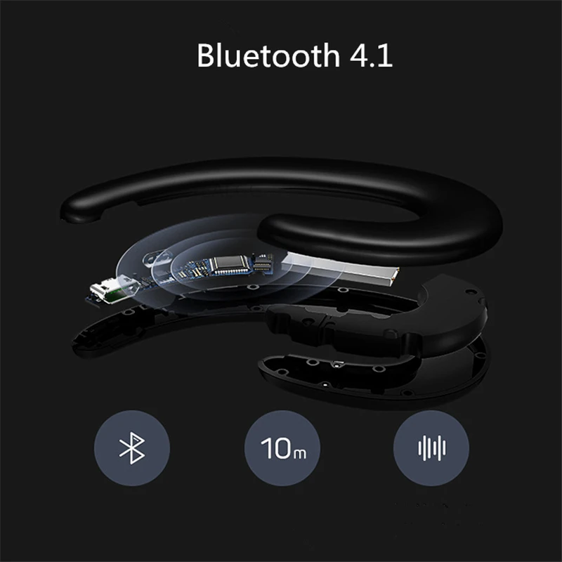 Y-12 Ear hook Headset Wireless Bluetooth Earphones Stereo Headphones HD call with Mic For Phone | Электроника