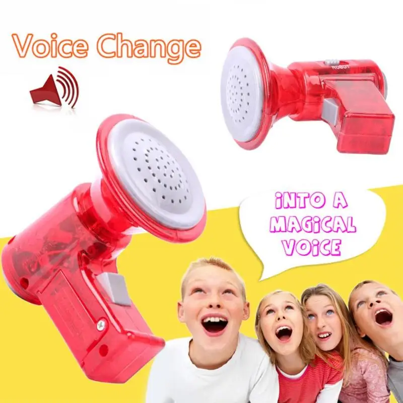 Новинка, забавная игрушка, портативная, голосовой Changer, для детей, мини, смешной громкоговоритель, домофон, электронные игрушки, детские развивающие подарки