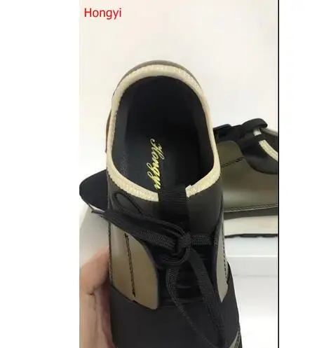 Hongyi/Настоящие фотографии модные кроссовки дышащая женская повседневная обувь