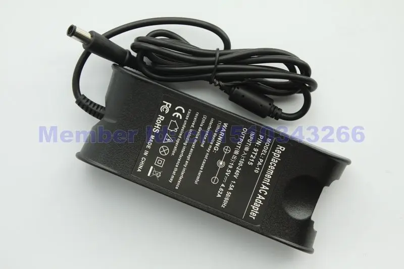 Замена для Dell 19 5 V 4.62A 7 4*5 0 мм 90 Вт PA 10 1545 PP41L 300 м 6000 pa pa10 12 2e 3e AC Зарядное устройство
