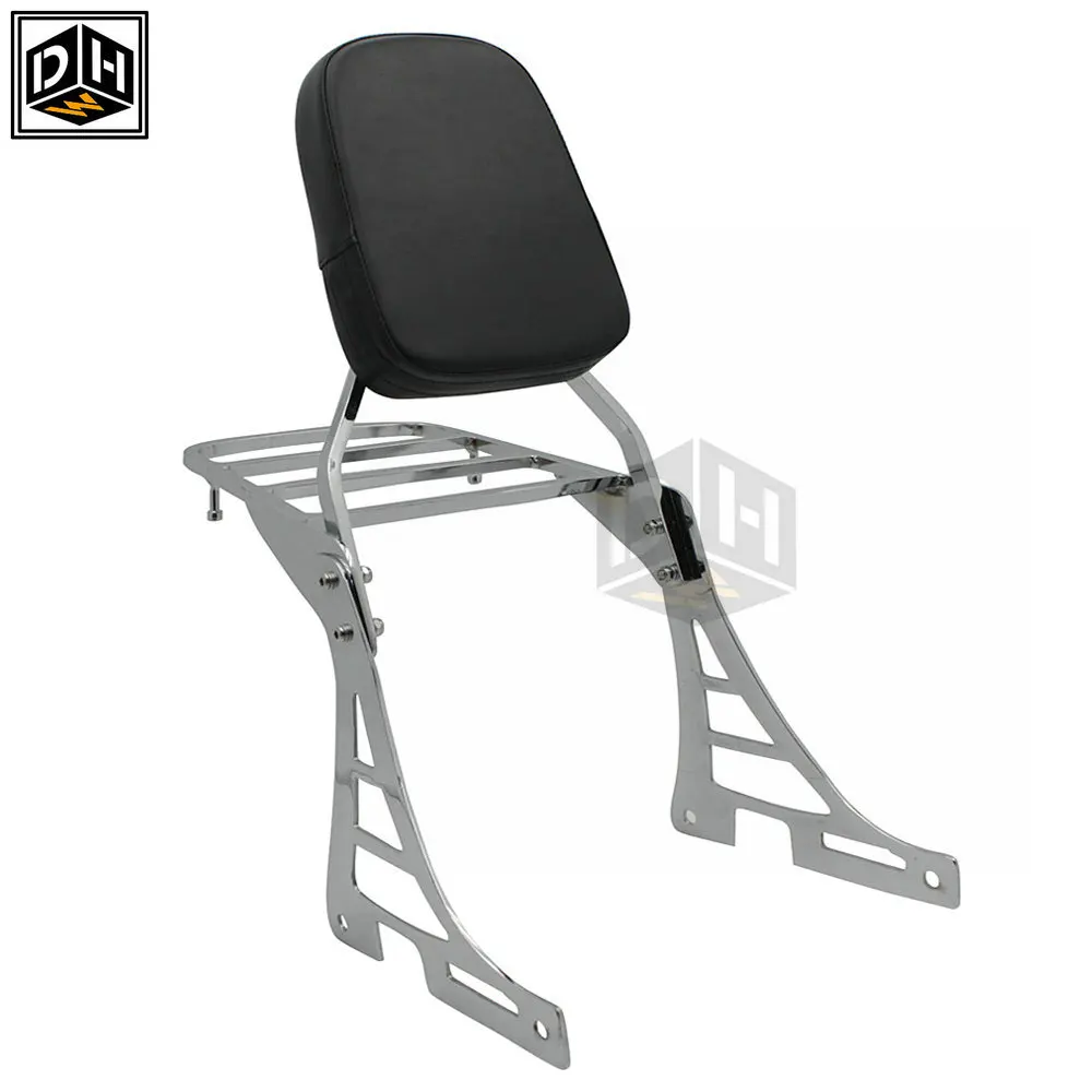 Черная задняя спинка для мотоцикла с подушкой Harley XL883 XL1200 2004-2013 | Автомобили и