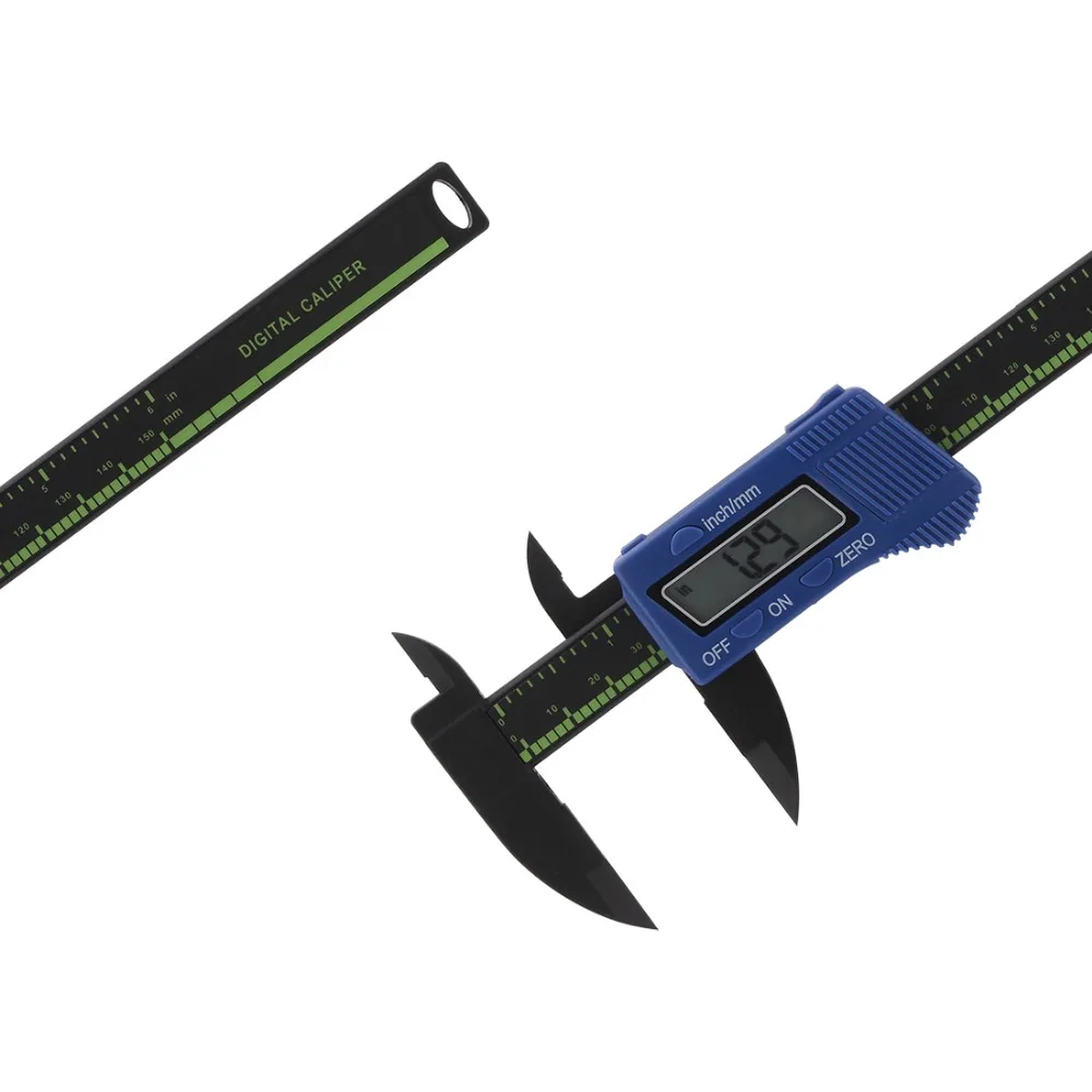 Точность 150 мм Верньер цифровой суппорта правитель микрометр электронный ЖК