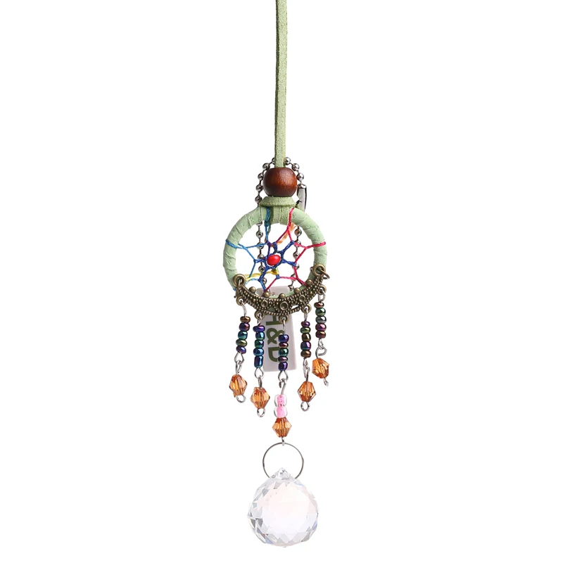H &amp D Chakra Suncatcher для домашнего декора Ловец снов кулон автомобиля зеркало заднего