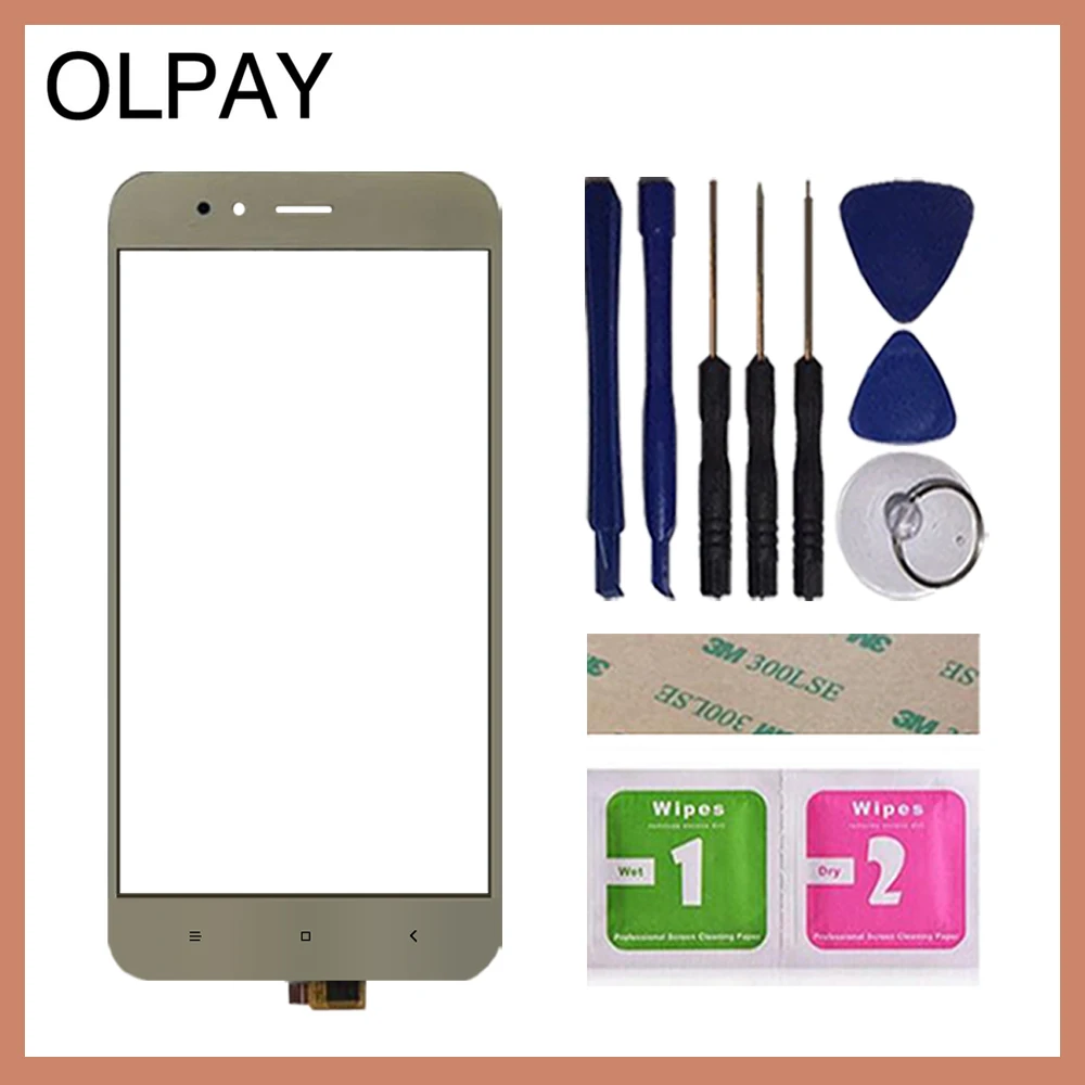 

5.5'' Mobile Phone For Xiaomi 5X Mi5x Mi 5X Touch Screen Glass Digitizer Panel Lens Sensor Tools Free Adhesive And Wipes