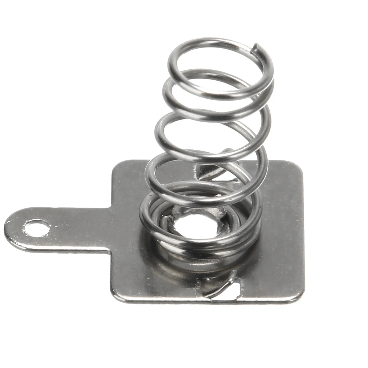 10 пар сменных серебряных металлических аккумуляторов Контактная пружина