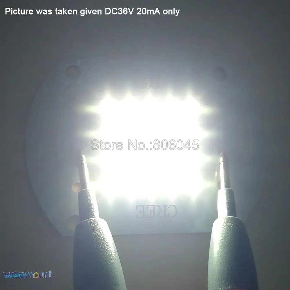 60 Вт Cree XLamp XP E2 XPE2 20 светодиодов холодный белый свет 6000K 6500K Φ мА многокристальный
