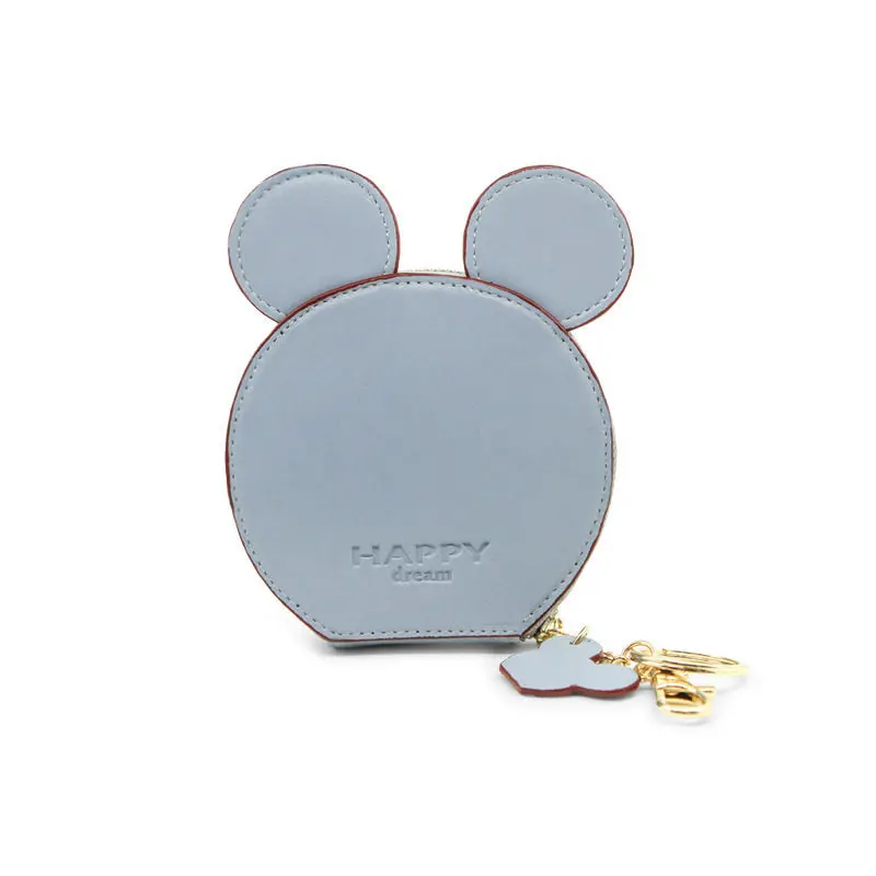 Disney Микки Маус мультфильм кошелек монета прекрасная Монета Сумка карты пакет Минни кошелек детский студенческий мини-кулон сумка для хранения - Цвет: 4