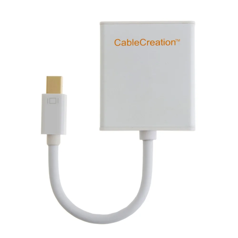 Кабель (активный) Mini Display Port (Порт Thunderbolt совместимый) к адаптеру DVI 15 см белый