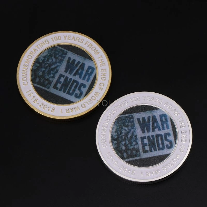 

Commemorative Coin World War 100th Centennial Anniversary Souvenir Collection Pigeon Peace Coins Arts Gifts