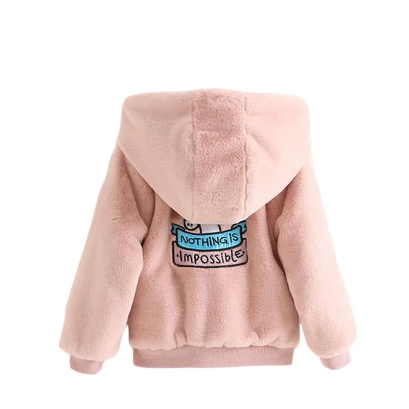 LILIGIRL/Детская Вельветовая Толстая куртка с искусственным мехом пальто для