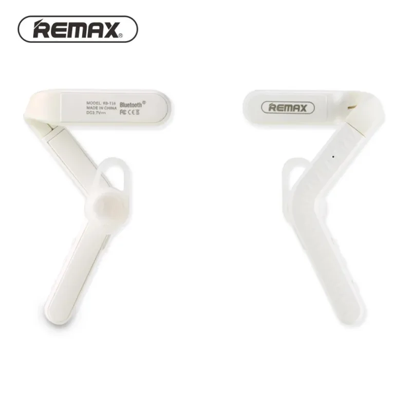 Bluetooth наушники Remax беспроводная гарнитура стерео с ушным крючком деловые для