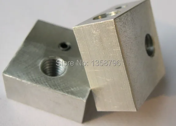 100 шт./лот Makerbot алюминиевый блок нагревателя для экструдера RepRap 3D принтер с винтом