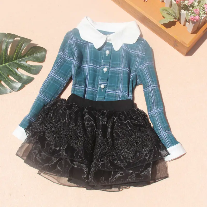 Новая Осенняя хлопковая блузка в горошек, розовая рубашка с длинными рукавами для девочек-подростков, повседневная хлопковая детская одежда для девочек, осенняя блузка для девочек 4, 7, 11, 13, 15 лет