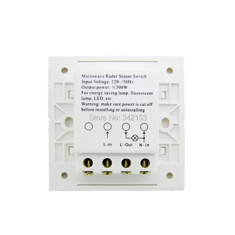 AC180 240V Светодиодная лента лампа датчик движения легко установить микроволновый