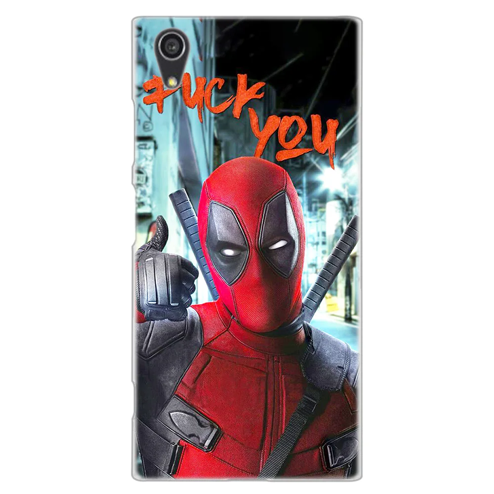 08 Модный чехол MLLSE Marvel Hero Deadpool для sony Xperia X XA XA1 XA2 Plus XA3 XZ XZ1 XZ2 XZ3 XZ4 Compact L1 L2 L3 - Цвет: 08