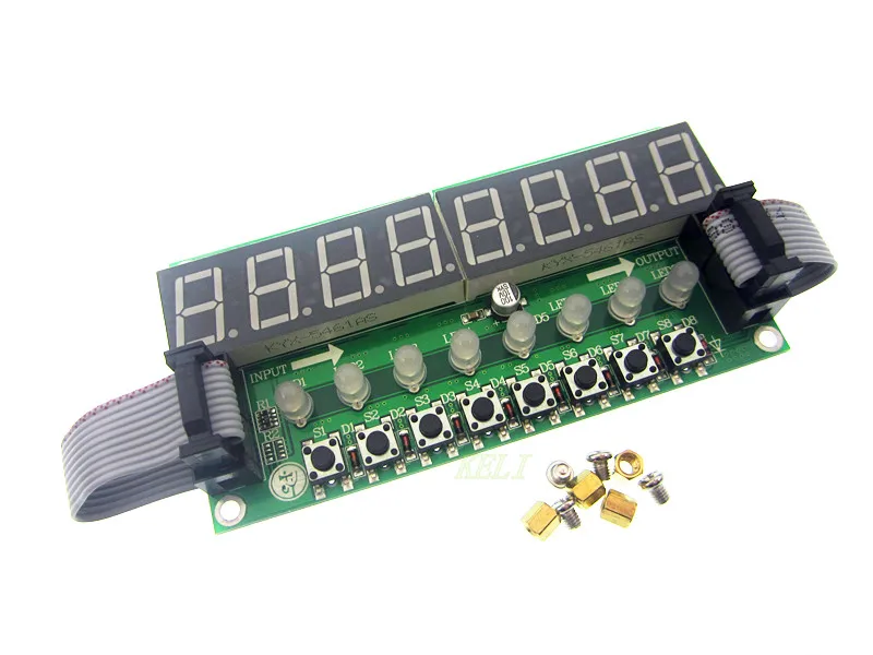 2 шт. JY LKM1638 F71A 8 * цифровая трубка + ключ двойной цветной светодиодный модуль TM1638