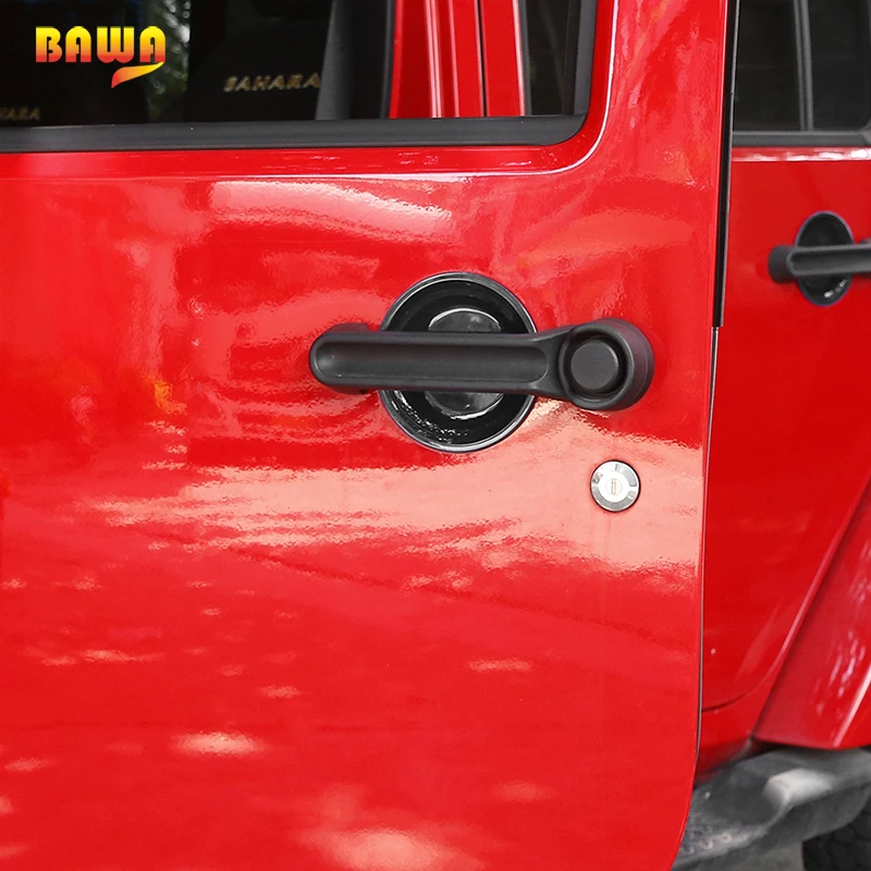 BAWA наружные двери с жалюзийными решётками ручки чаши Крышка для Jeep Wrangler JK 2008 2017
