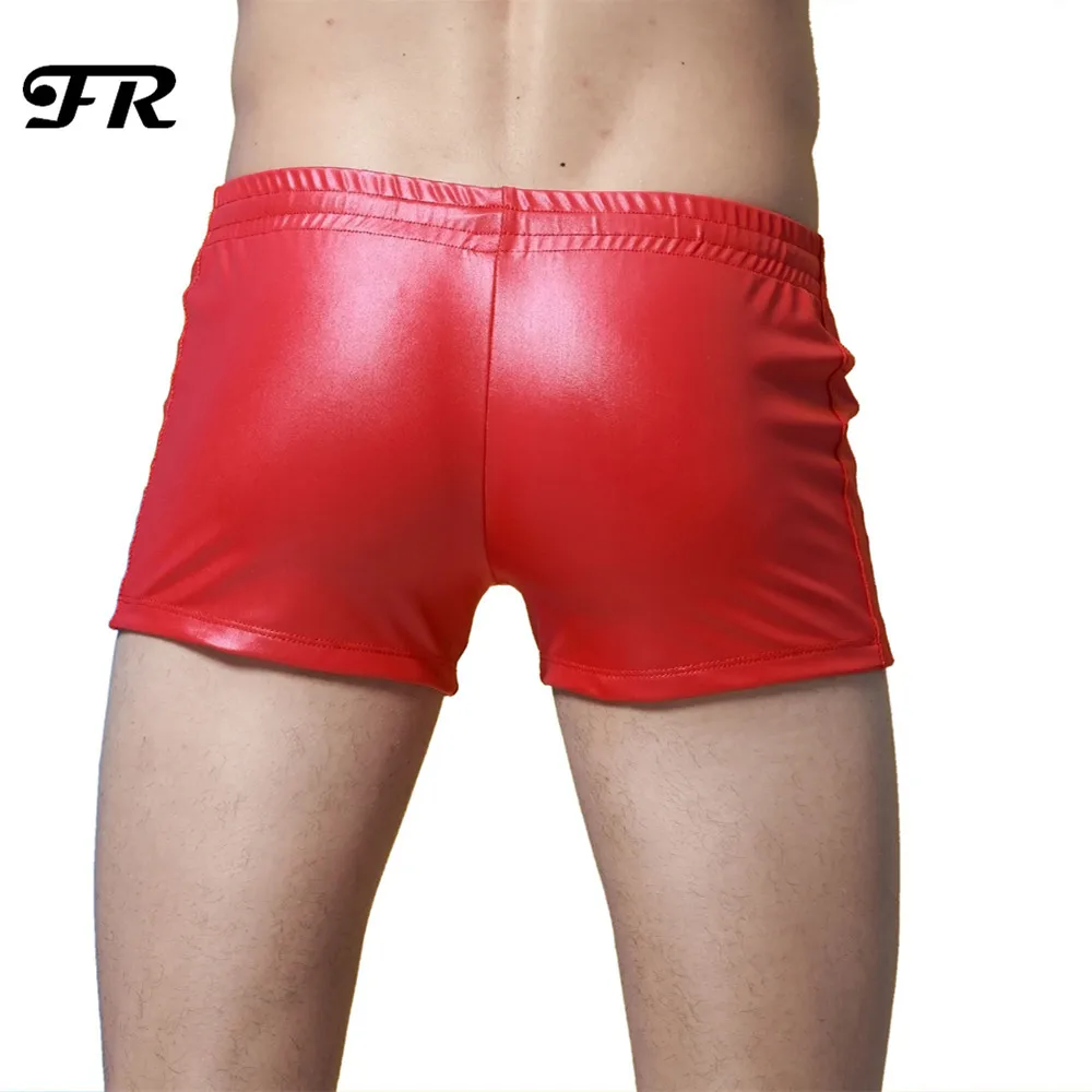 Мужские трусы боксеры FR из искусственной кожи мужское нижнее белье|boxer shorts|trunk