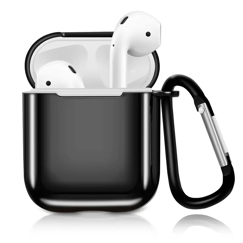 Защитный чехол из ТПУ с покрытием для Airpod 1 и 2 ударопрочный Apple Air Pods зарядный