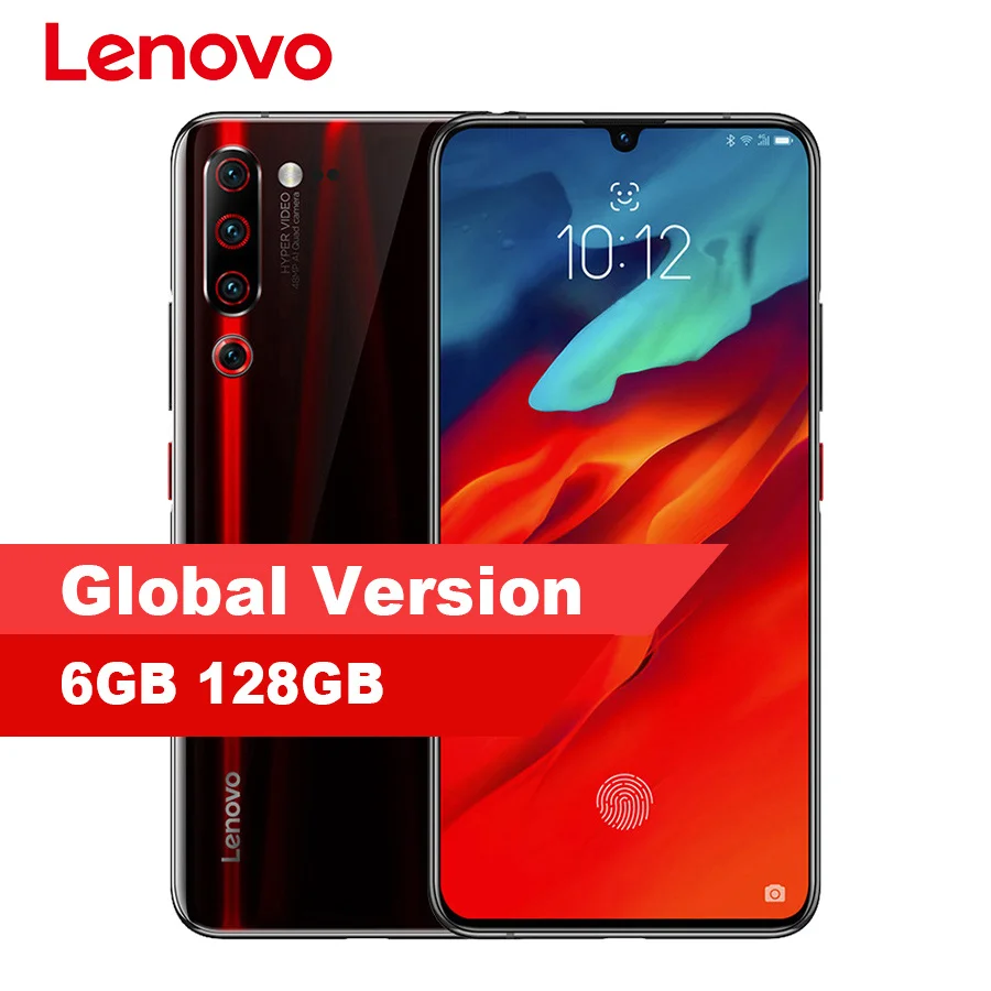 Глобальная версия Lenovo Z6 Pro 6 ГБ 128 4000 мАч Snapdragon 855 мобильный телефон 39 дюймов 48 МП