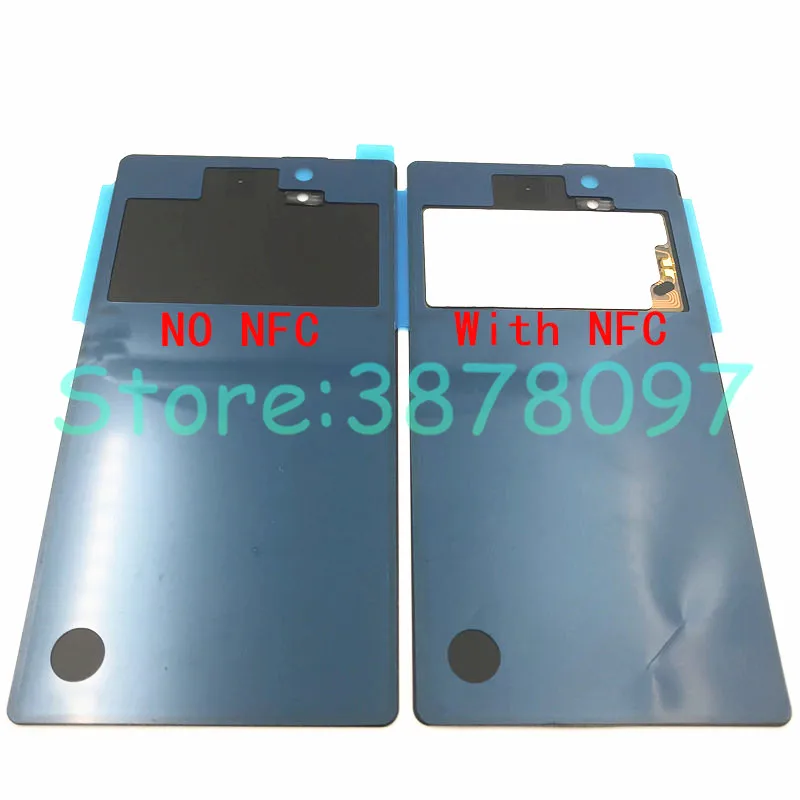 Для sony xperia Z L36H L36 C6603 C6602 Чехол со стеклянной батареей L36I запасная задняя крышка чехол s с NFC
