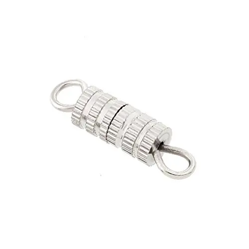 10 х винтовой замок застежка из сплава белого золота цилиндр DIY Мода|white gold clasp|gold