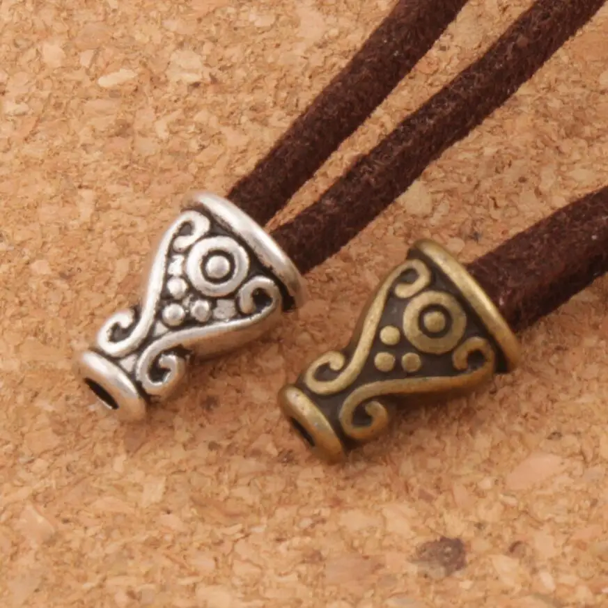 Конусная шапочка в виде цветов и точек для бусин фурнитура ювелирных изделий