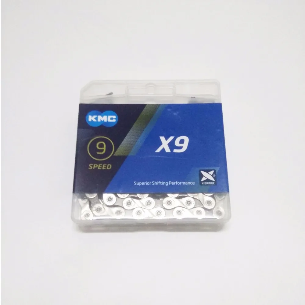 Новая велосипедная цепь MTB KMC X8 X9 X10 X11 велосипедная цепь 8/9/10/11 скоростная дорога MTB шатун Горный/цепь для дорожного велосипеда