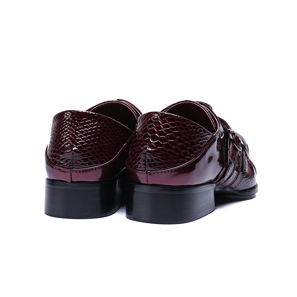 Christia Bella Дизайнерская обувь с пряжками и заклепками вечерние мужские Обувь