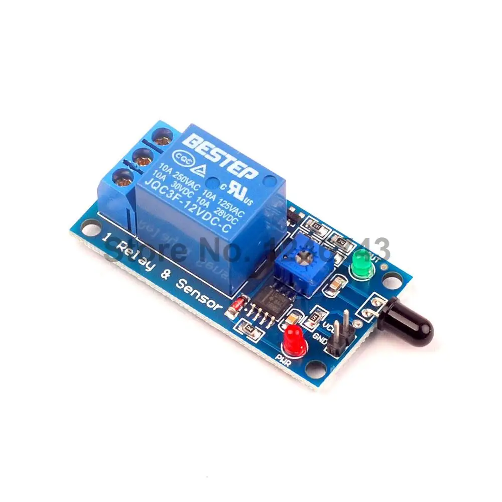 1 шт. релейный модуль датчика пламени 12 В|12v relay module|12v relaymodule 12v |