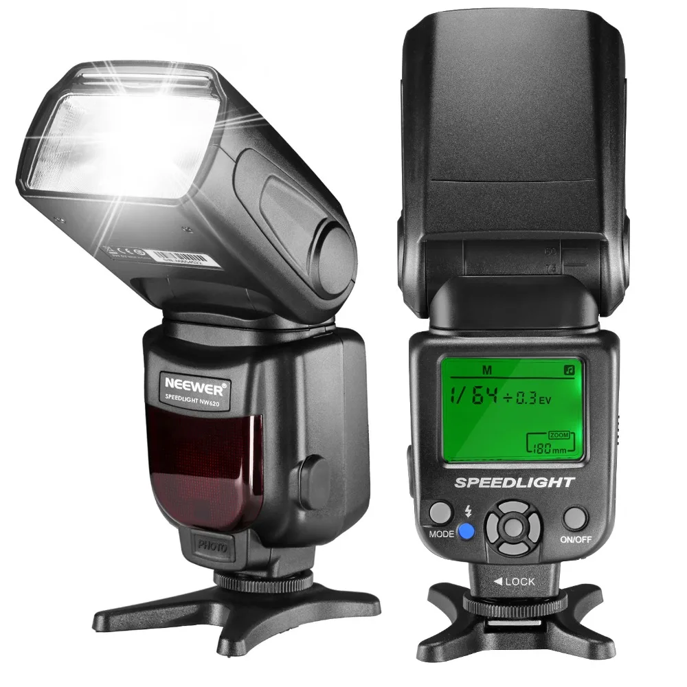 Neewer NW620 ручная Вспышка Комплект Speedlite для цифровой зеркальной камеры Canon Nikon Panasonic